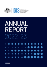 IGIS Annual Report 2022-23 Cover